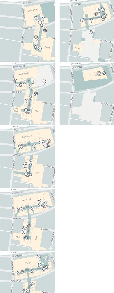 westfield bondi junction store map